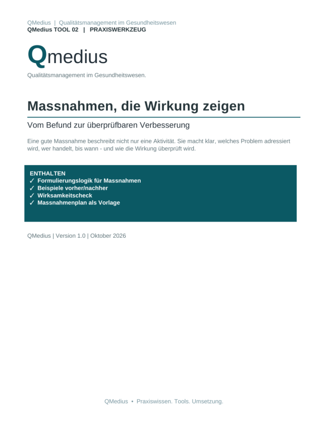 Massnahmen, die Wirkung zeigen